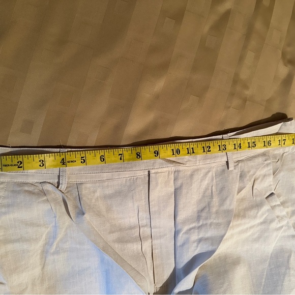 Men's Linen Cotton Beige Pants Size‎ XL. NEW - Picture 12 of 15